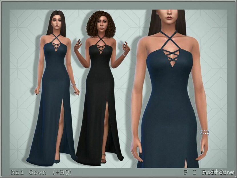 MAI Gown. for Sims 4