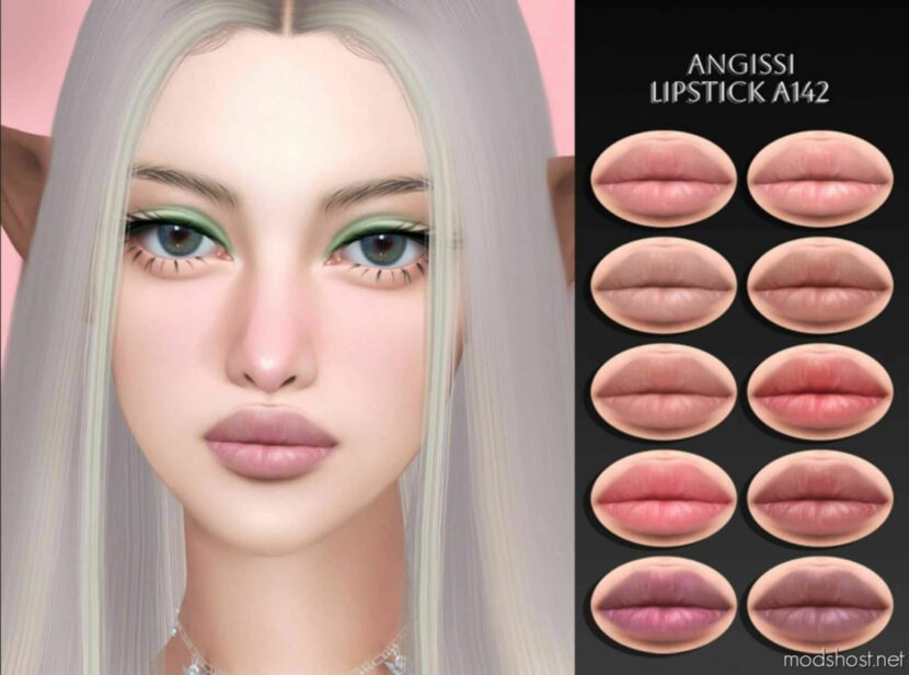 Lipstick A142 for Sims 4