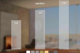 Sims 4 Object Mod: Frameless Windows SET (Image #3)