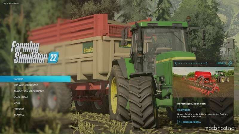 NEW Menu (Jankus) for Farming Simulator 22