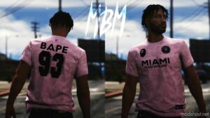 Inter Miami X Bape Concept Shirts for Grand Theft Auto V