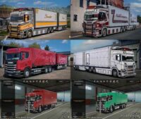 Scania R580 + Trailer Megamod [1.48] for Euro Truck Simulator 2