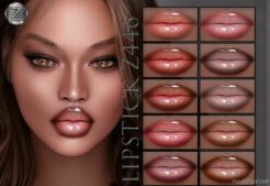 Zenx Lipstick Z446+HQ for Sims 4