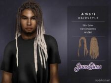 Amari Hairstyle for Sims 4