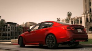 GTA 5 Vehicle Mod: 2023 Infiniti Q50 RED Sport 400 Add-On (Image #2)