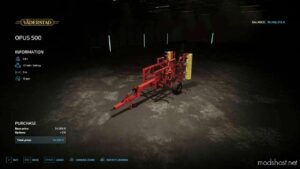 FS22 Cultivator Mod: Väderstad Opus 500 (Image #2)