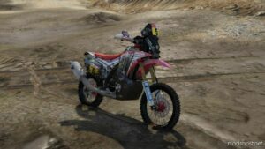 GTA 5 Honda Vehicle Mod: CRF 450R Dakar (Image #2)