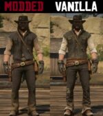 RDR2 Player Mod: The Classic Cowboy – RDR1 Accurate Cowboy Outfit For John Marston V2.7 (Image #2)