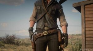 RDR2 Player Mod: The Classic Cowboy – RDR1 Accurate Cowboy Outfit For John Marston V2.7 (Image #3)