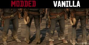 RDR2 Player Mod: The Classic Cowboy – RDR1 Accurate Cowboy Outfit For John Marston V2.7 (Image #6)