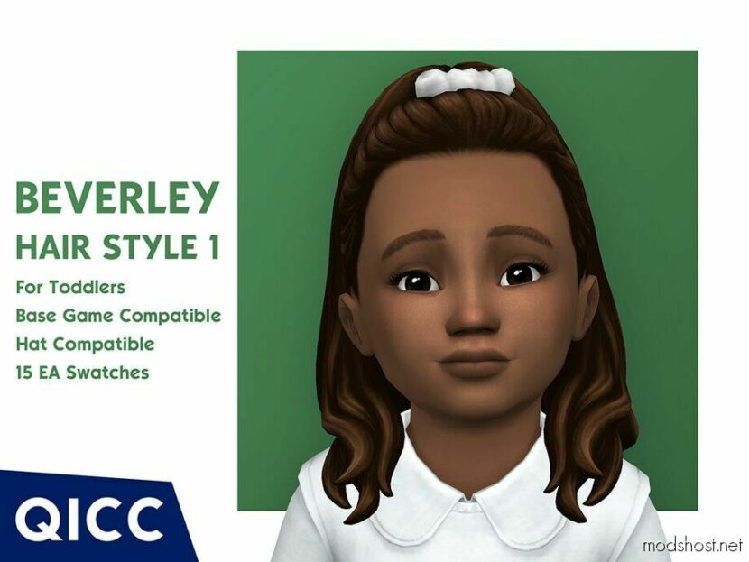 Beverley Hair for Sims 4