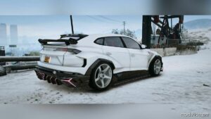 GTA 5 Lamborghini Vehicle Mod: Urus Mansory WB (Image #2)