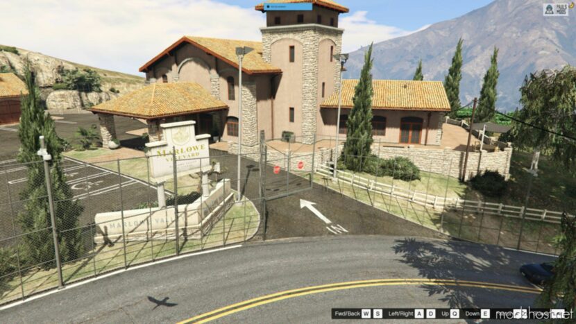 Vineyard Mansion Fence [Ymap] for Grand Theft Auto V