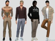 Regular FIT Chinos for Sims 4
