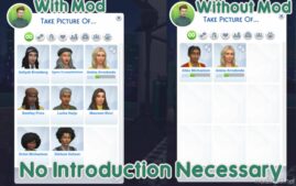 NO Introduction Necessary for Photographers for Sims 4