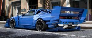 GTA 5 Nissan Vehicle Mod: Silvia S14K Legend Widebody Twin Turbo (Image #2)