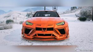 GTA 5 Lamborghini Vehicle Mod: Urus Widebody (Image #2)