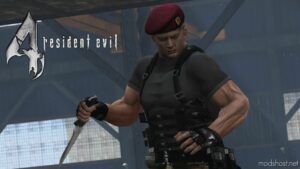Jack Krauser – Resident Evil 4 HD Version with Classic Outfit – [Add-On PED] [Replace] for Grand Theft Auto V