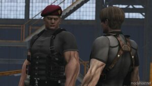 GTA 5 Player Mod: Jack Krauser – Resident Evil 4 HD Version with Classic Outfit – Add-On PED Replace (Image #2)