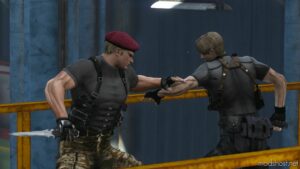 GTA 5 Player Mod: Jack Krauser – Resident Evil 4 HD Version with Classic Outfit – Add-On PED Replace (Image #5)