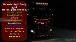 Scania Light Pack V4.1 [1.48] for Euro Truck Simulator 2