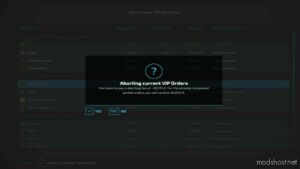FS22 Mod: VIP Order Manager V1.3.2 (Image #4)