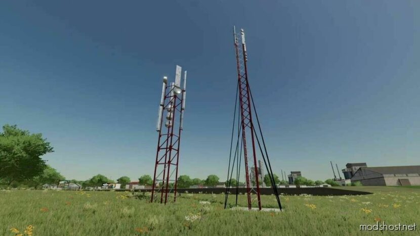 Transmitter Tower Pack for Farming Simulator 22