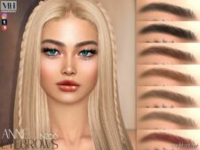 Anne Eyebrows N266 for Sims 4