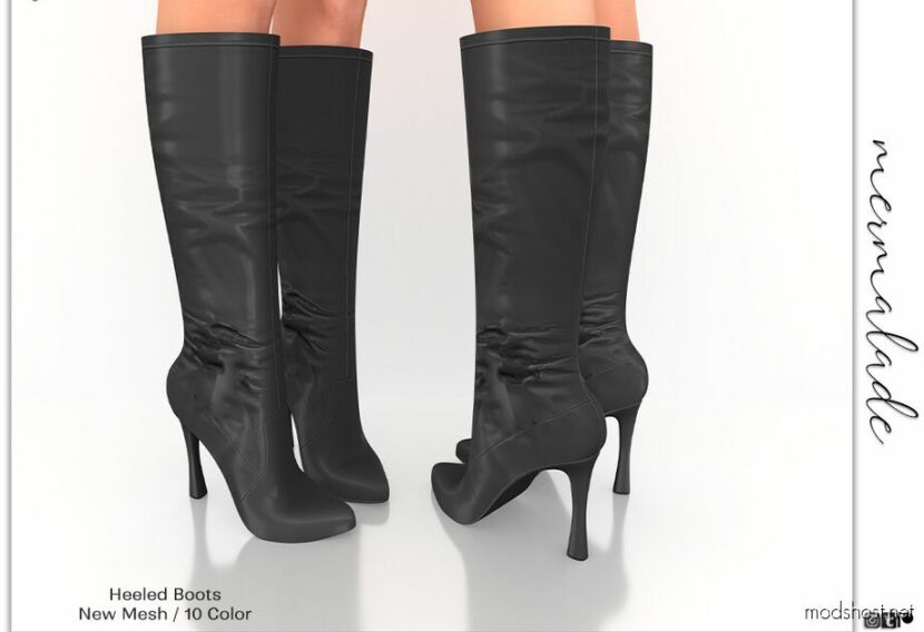 Heeled Boots S270 for Sims 4