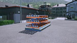 Cantilever Rack for Manure Hoses for Farming Simulator 22