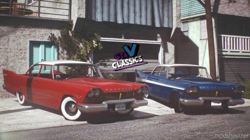 1957 Plymouth Pack [Add-On | Extras | Lods] V1.1 for Grand Theft Auto V