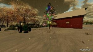 Christmas Tree with Snowman for Farming Simulator 22