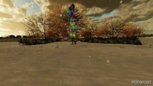 FS22 Placeable Mod: Christmas Tree with Snowman (Image #3)