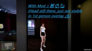 GTA 5 Player Mod: Hide Head in First Person Overlay (NOT Your Regular Remove Head MOD) (Image #4)