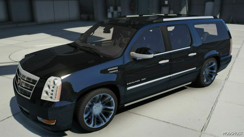GTA 5 Vehicle Mod: Cadillac Escalade Platinum ESV (Featured)