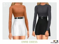 Emmi Dress for Sims 4