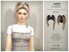 LIA Hairstyle No.3 for Sims 4
