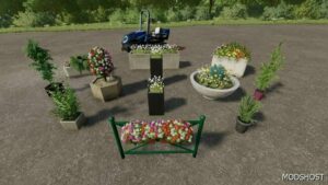 FS22 Placeable Mod: Flower Pots Pack V1.1 (Image #3)