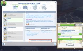 Sims 4 Mod: Scholarships Give Credits (Image #3)