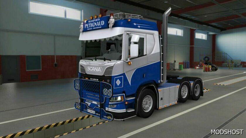 Scania R580 Petignaud Transport [1.48.5] for Euro Truck Simulator 2