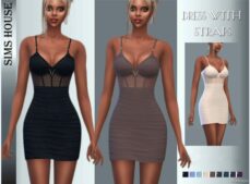 Dress with Straps for Sims 4