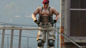 GTA 5 Player Mod: Jack Krauser – Resident Evil 4 with Commando Outfit + Mutated Version – Add-On PED Replace (Image #2)