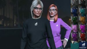 Recolored Sweater | Textures | Fake Brand | for MP Female for Grand Theft Auto V
