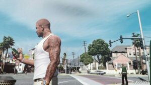 GTA 5 Player Mod: Improved Franklin V2.0 (Image #5)