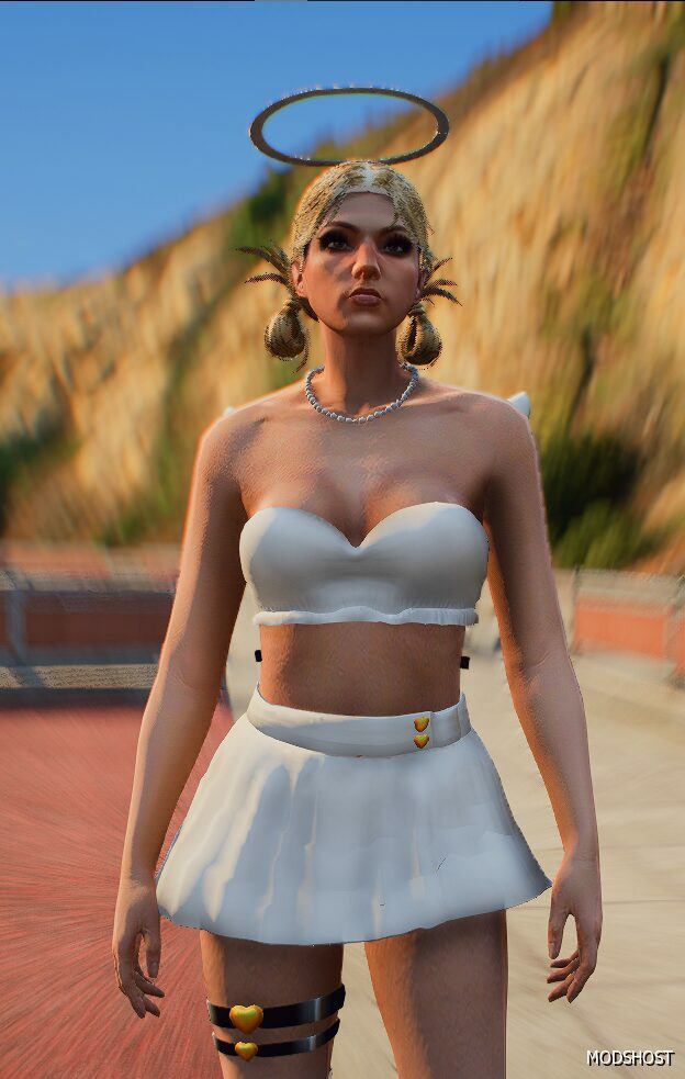 GTA 5 Player Mod: Angel Costume V2.0 (Featured)