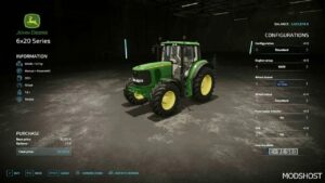 FS22 John Deere Tractor Mod: 6×20 Series V1.1 (Image #2)