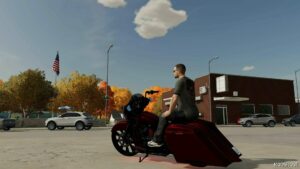 FS22 Vehicle Mod: Harley Streetglide (Image #2)