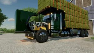 FS22 Peterbilt Truck Mod: Pete 379 Bale Hauler (Image #5)