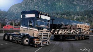 Scania Lion 164L V8 Special Megamod & Trailer for Euro Truck Simulator 2