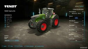 FS22 Fendt Tractor Mod: 1000 Vario Pack (Image #4)